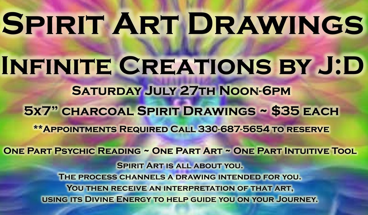 Spirit Art Drawings - Infinite Creations by JD