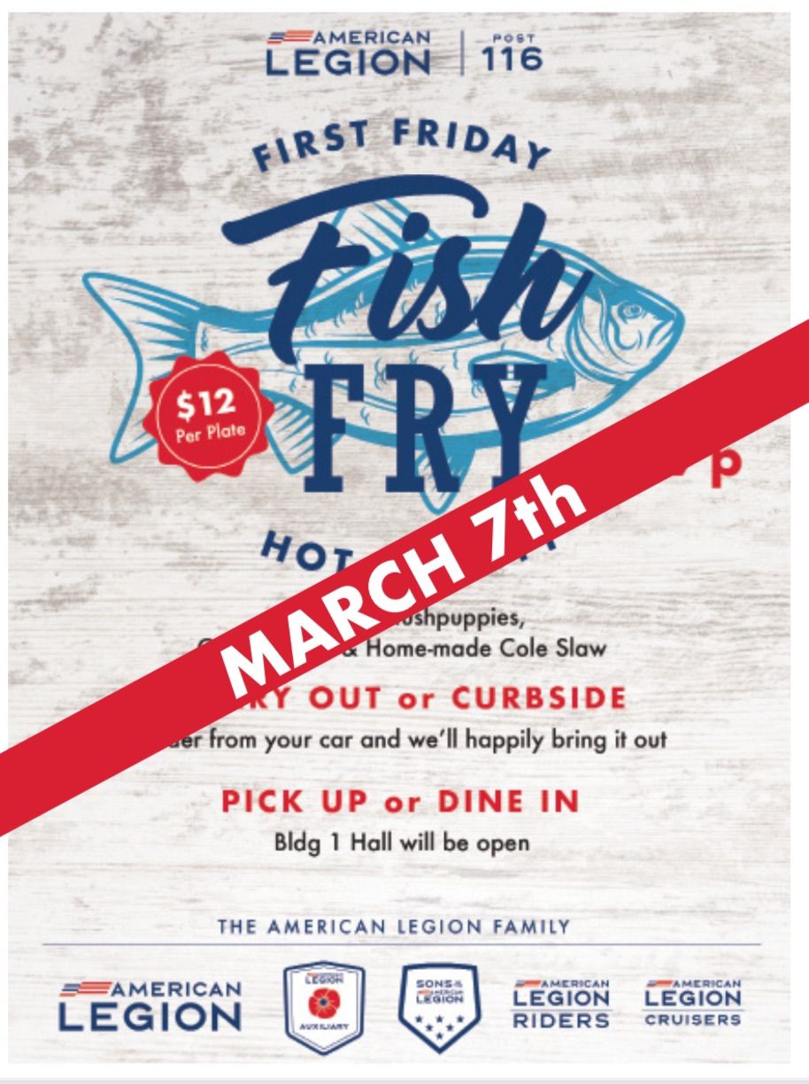 Fish Fry Friday is Back! - March 7