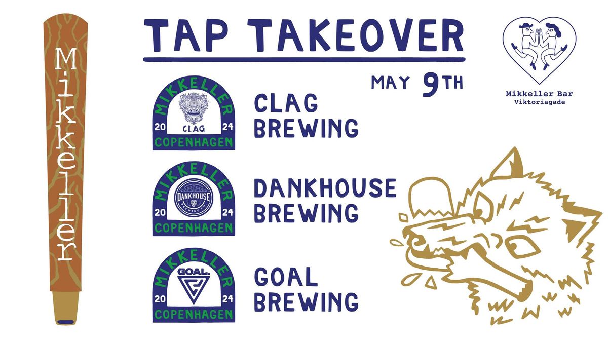 Clag Brewing, Dankhouse Brewing & GOAL. Brewing Tap Takeover