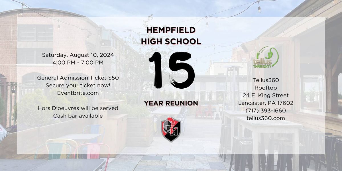 Hempfield High School Class of 2009 - 15 Year Reunion