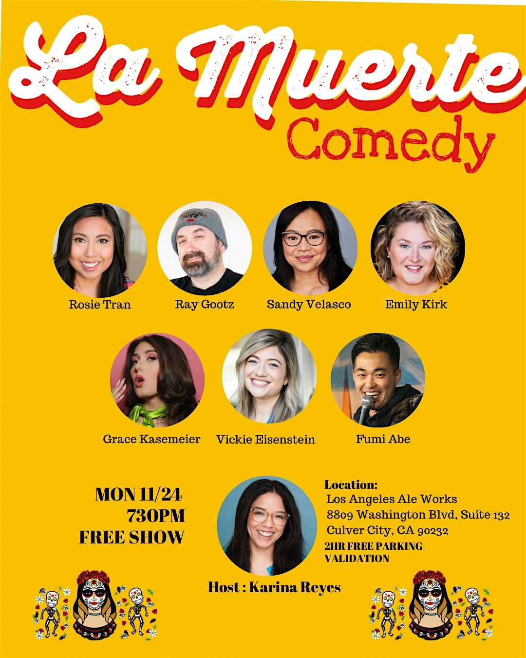 La Muerte Comedy: Free Standup Comedy Show in Culver City!