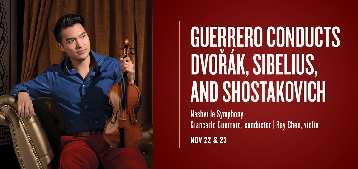 Guerrero Conducts Dvo\u0159\u00e1k, Sibelius and Shostakovich