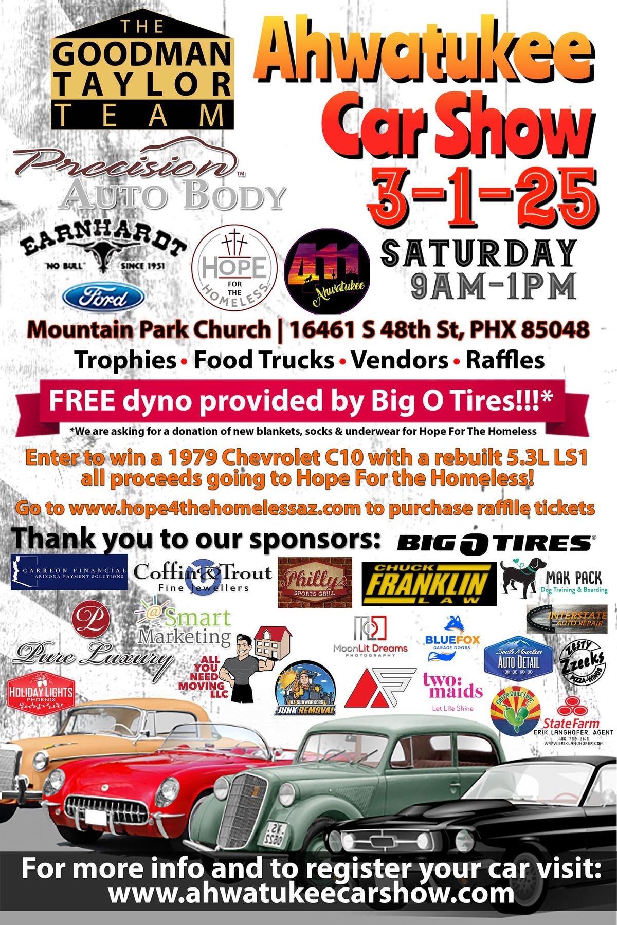 The Ahwatukee Car Show benefiting Hope for the Homeless