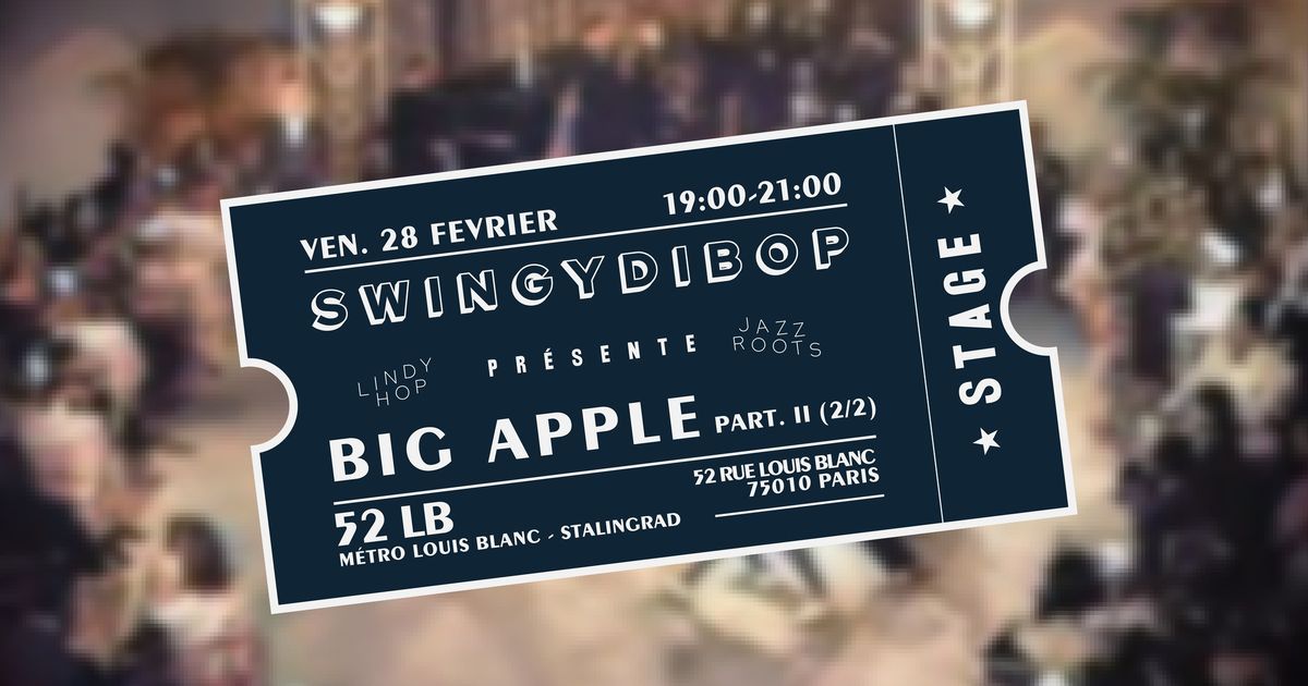 Stage Big Apple part II (2\/2)