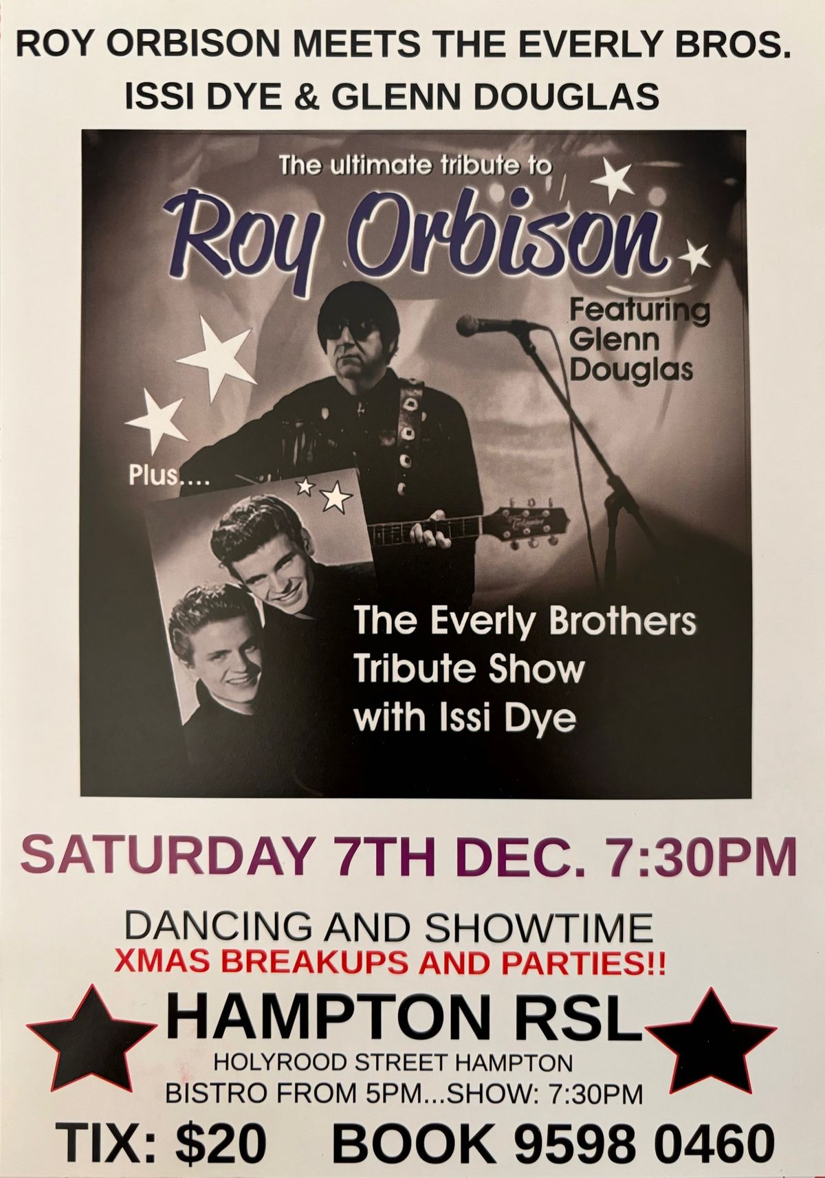 ROY ORBISON MEETS THE EVERLY BROS SHOW 