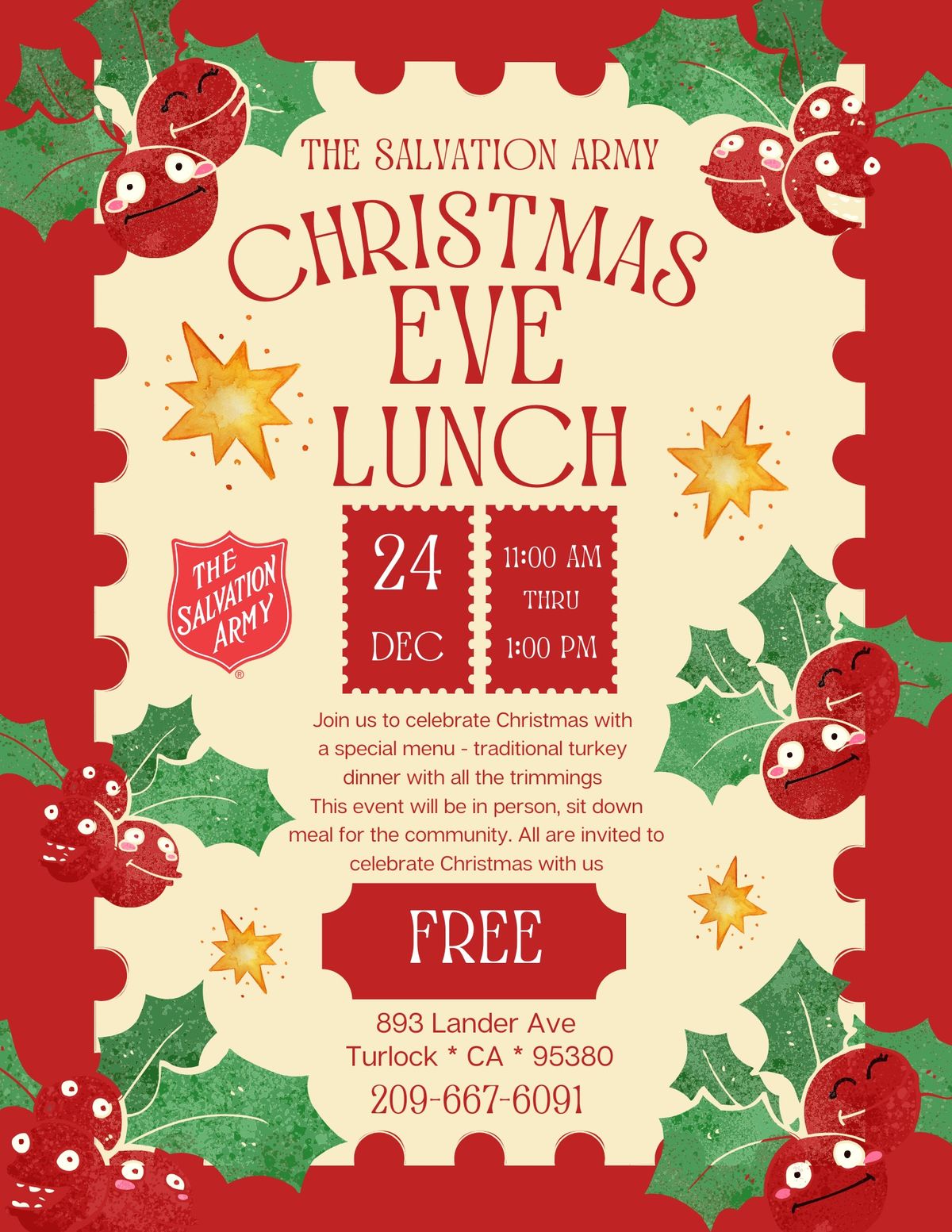 Free Christmas Eve Meal