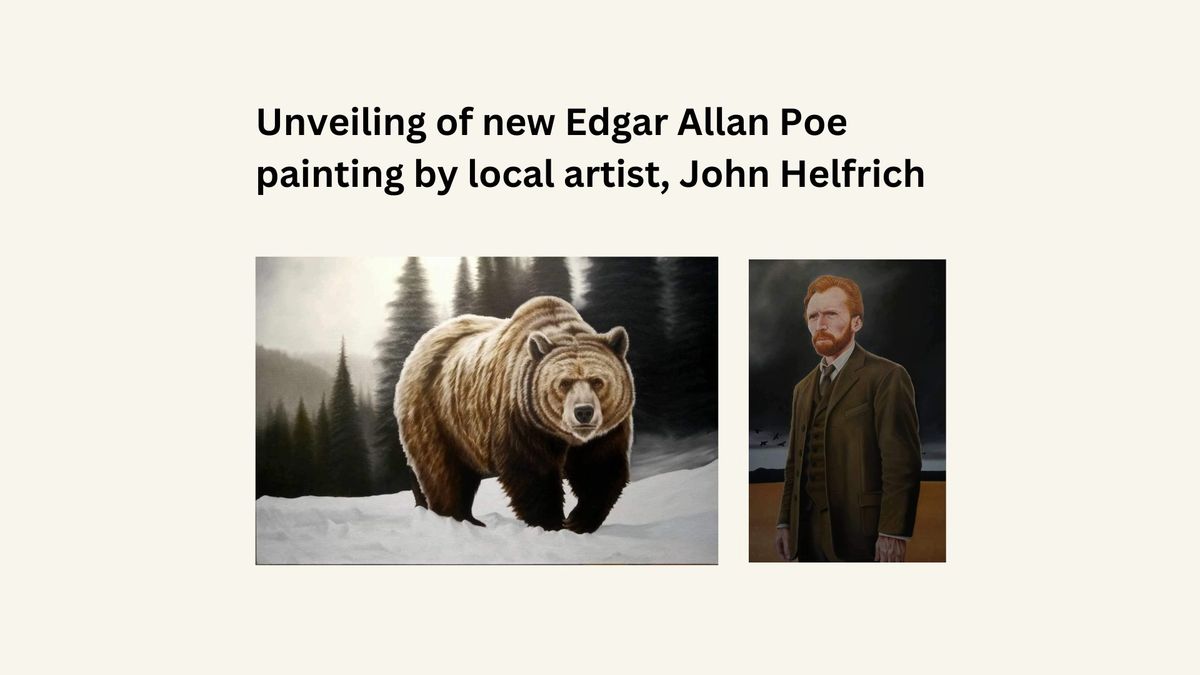 Unveiling of Edgar Allan Poe Painting