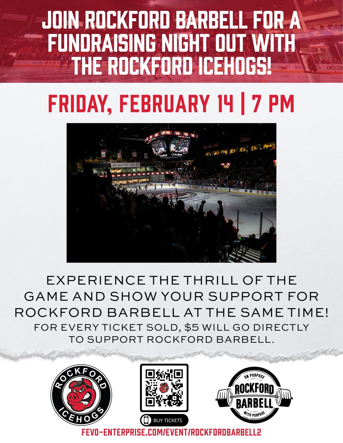 Rockford Barbell Family Night at the Rockford Ice Hogs