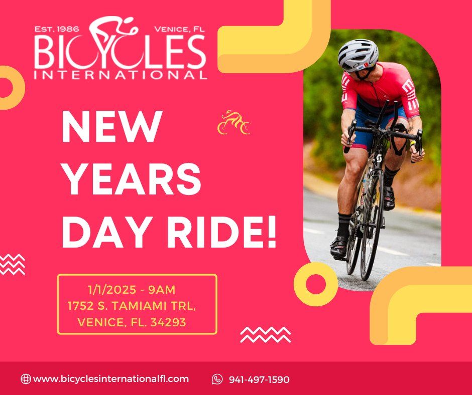 Ring in 2025 with the New Year\u2019s Day Ride! \ud83d\udeb4\ud83c\udf7e