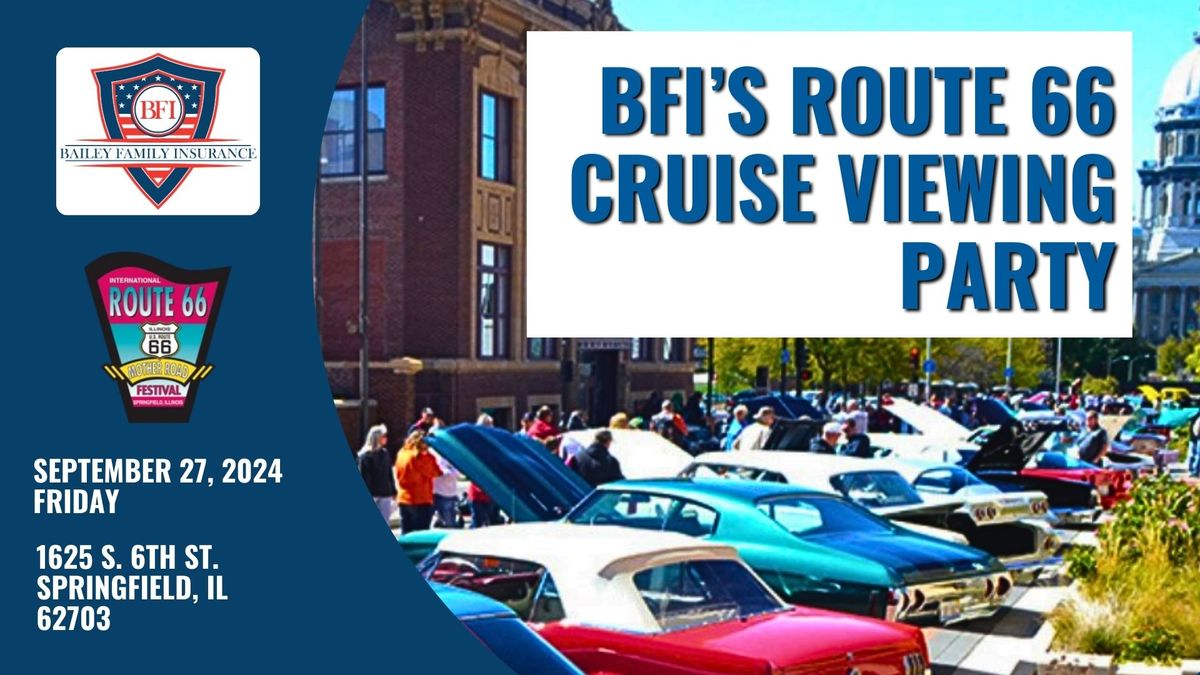 BFI's Route 66 Cruise Viewing Party