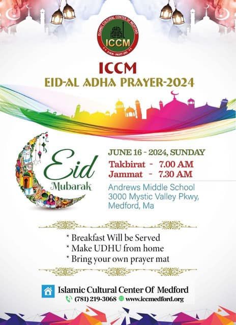 ICCM EID AL ADHA PRAYERS-2024