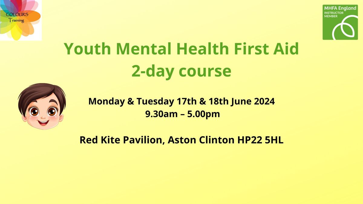 Youth Mental Health First Aid Course - Red Kite Pavilion, Aston Clinton