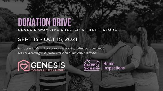 Genesis Women's Shelter Donation Drive