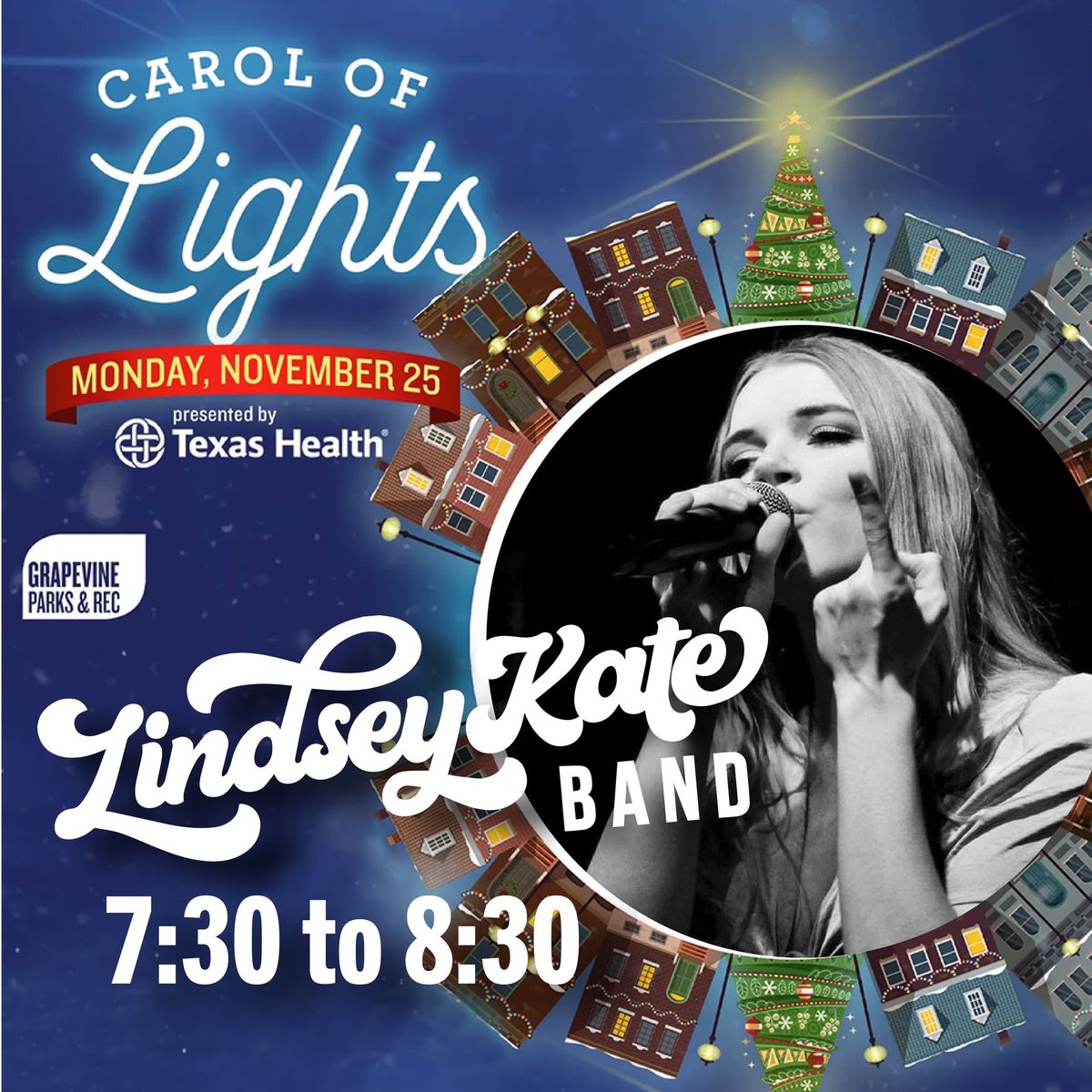 Lindsey Kate Band LIVE @ Carol of Lights