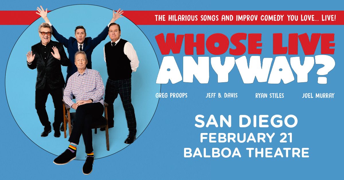 Martin Media presents Whose Live Anyway?