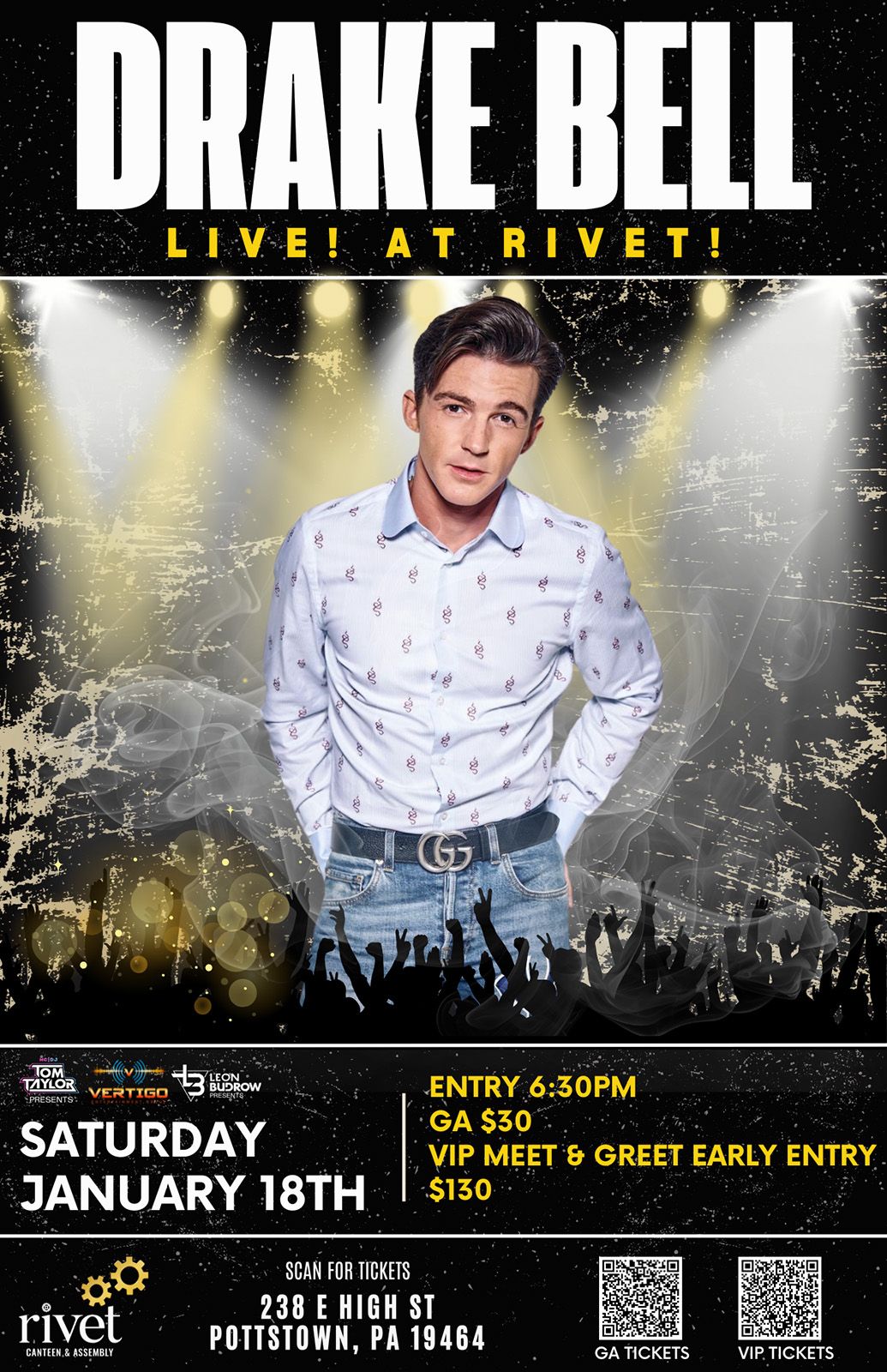 Drake Bell at City Winery - Boston