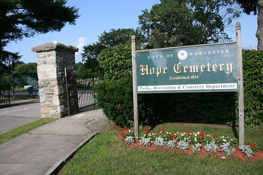 Spring walk of Hope Cemetery,  Worcester