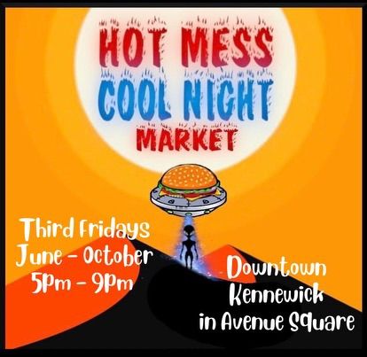 Participating in Hot Mess Burger\u2019s Cool Night Market