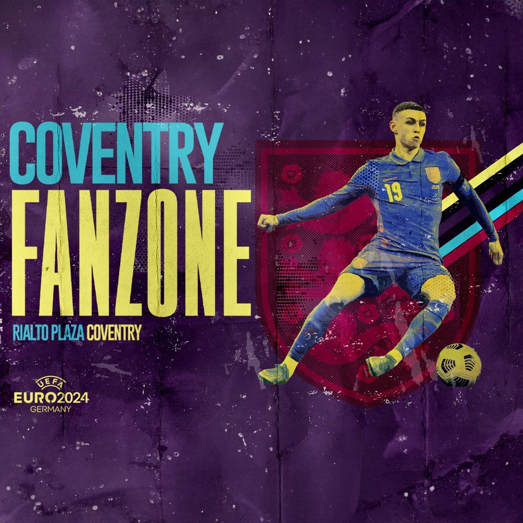 Coventry Fanzone - England vs Slovakia