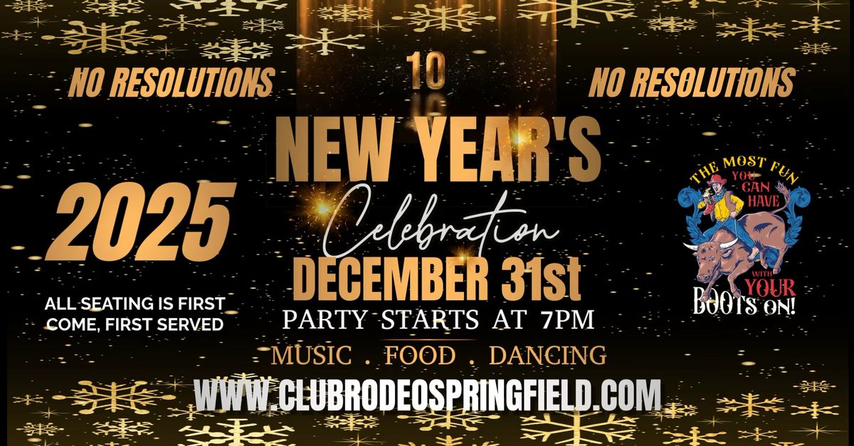 CLUB RODEO NYE 2025 PARTY