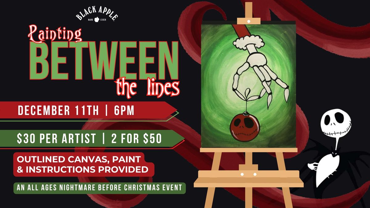 Painting Between the Lines - Nightmare Before Christmas