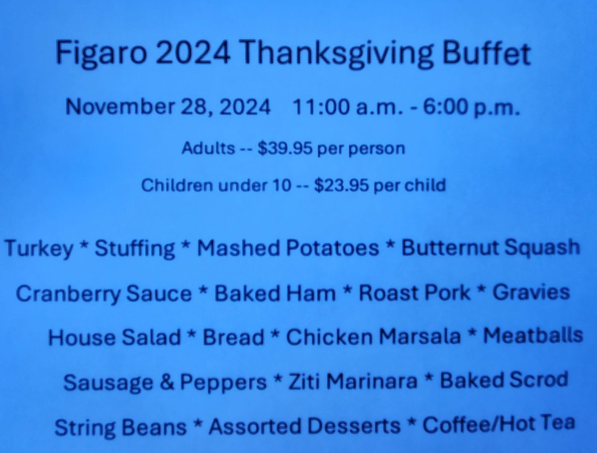 Thanksgiving Buffet