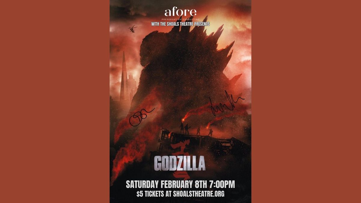 Godzilla (2014) at the Shoals Theatre presented by Afore Preservation