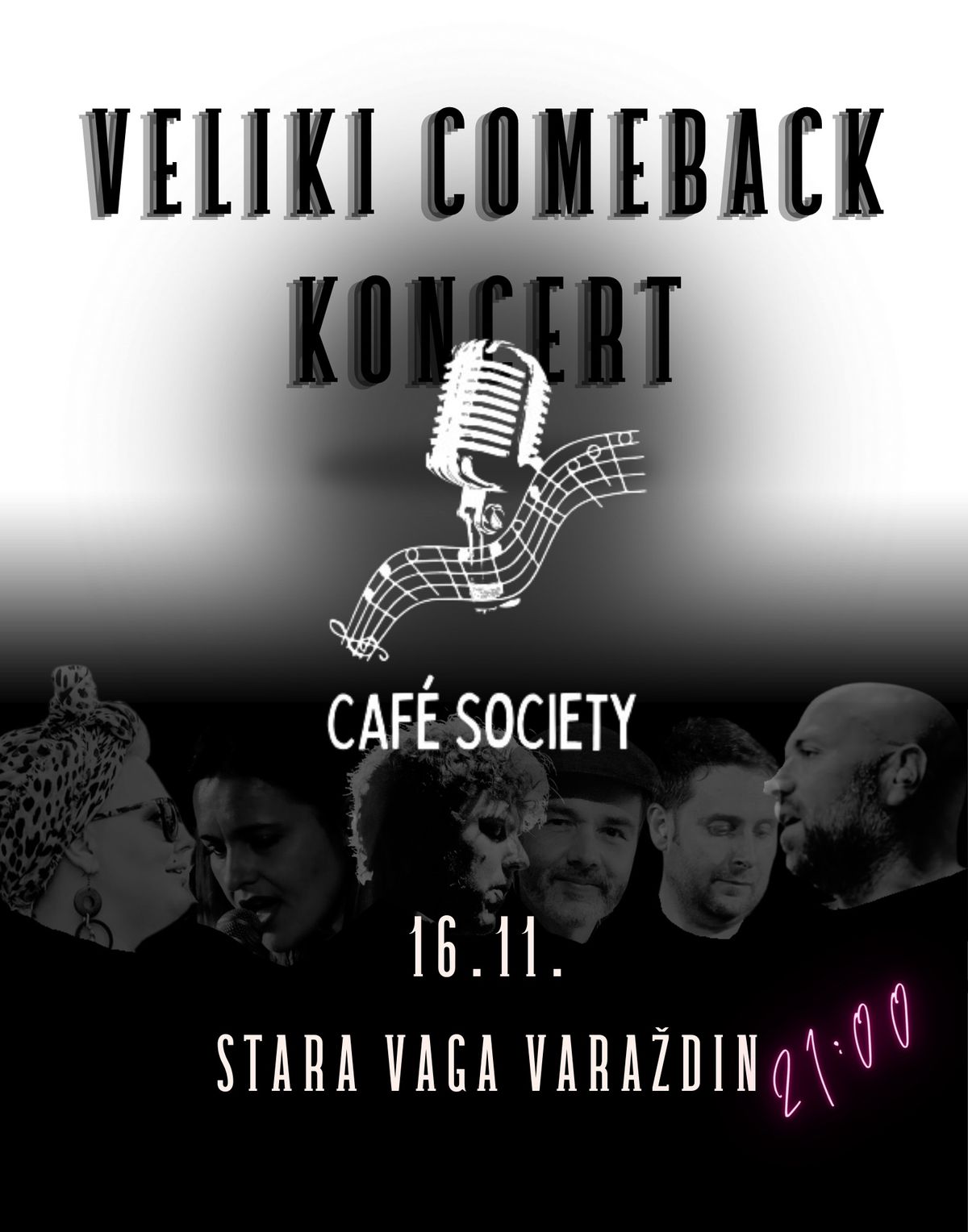 Caf\u00e9 Society-VELIKI COMEBACK KONCERT