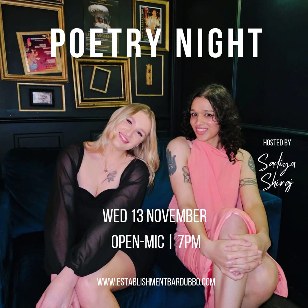 Poetry Night (Open-Mic) @ The Establishment