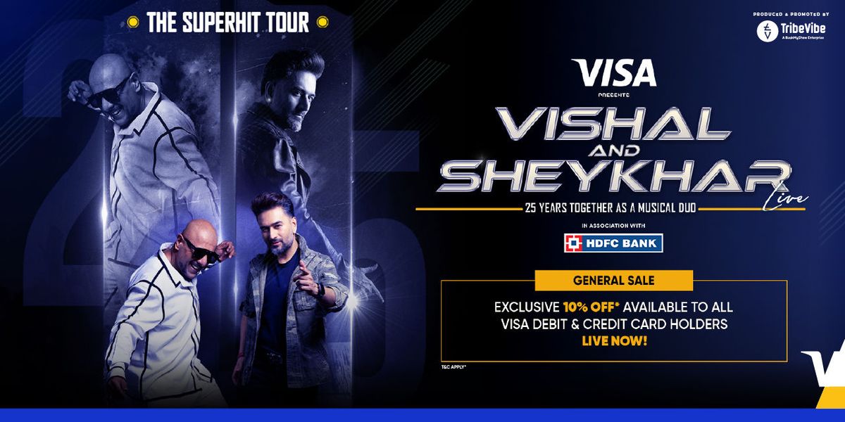 THE SUPERHIT TOUR VISHAL AND SHEYKHAR LIVE DELHI