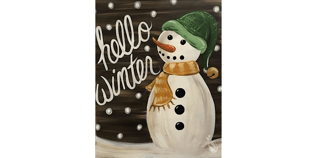 Hello Winter - Paint and Sip in New Braunfels | Classpop!\u2122