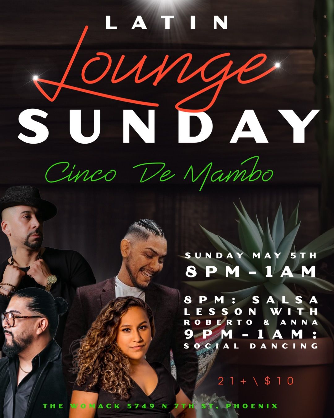 Latin Lounge Sunday: Cinco De Mambo Edition!
