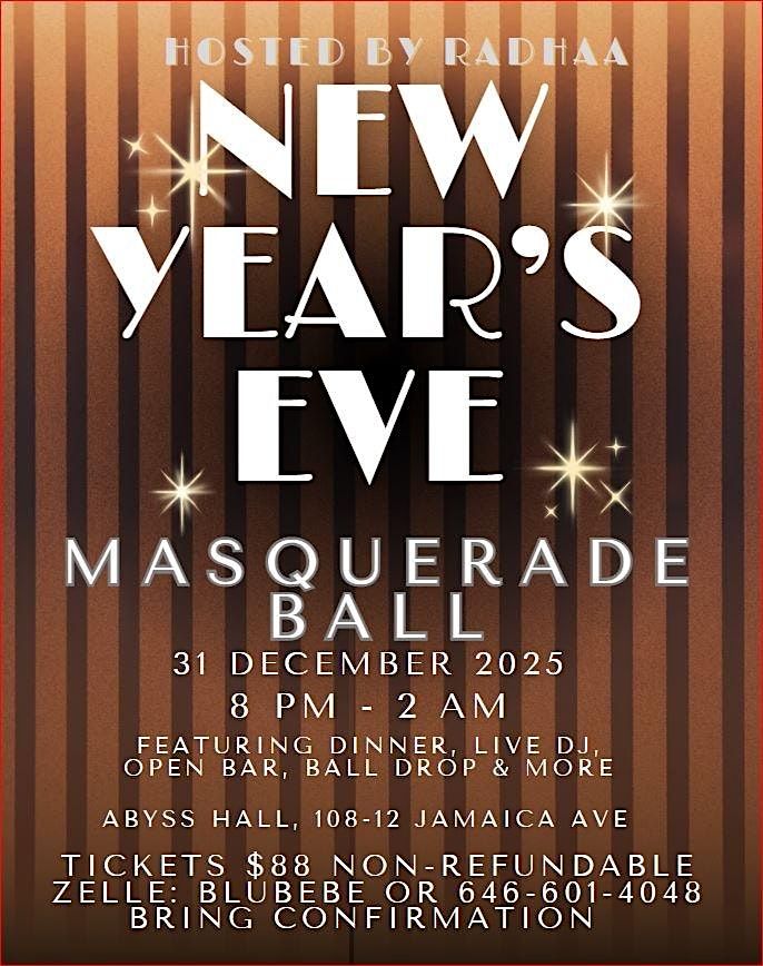 NYE Masquerade Ball