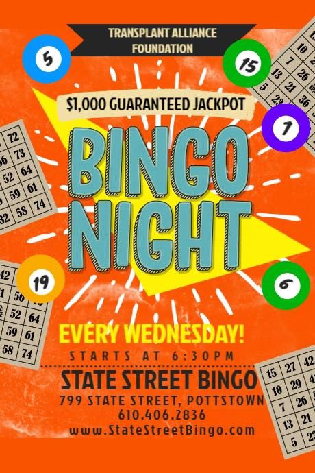 8\/25 Wednesday Cash Bingo