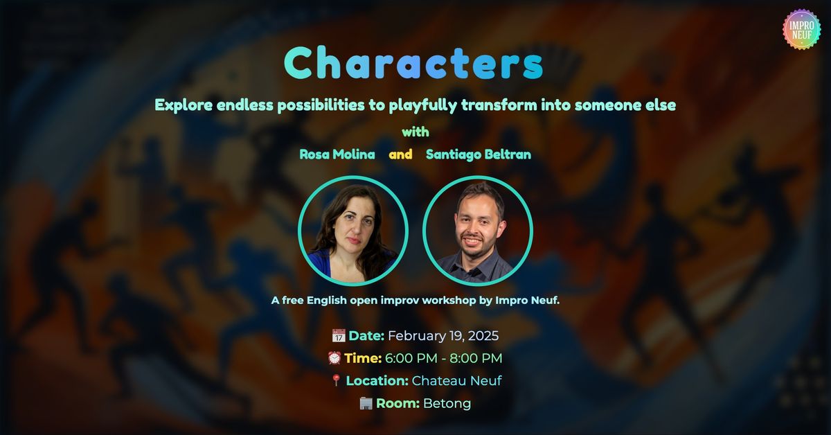 Characters: Explore endless possibilities to playfully transform into someone else