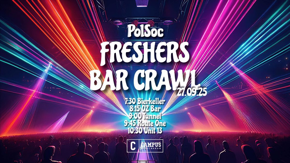 Politics Freshers Bar Crawl 