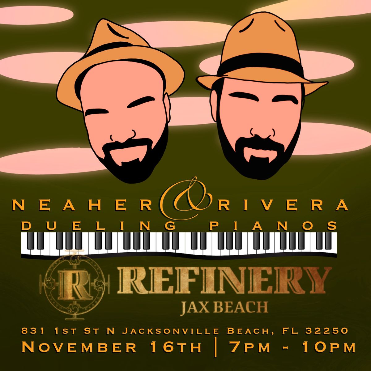 Neaher & Rivera: Dueling Pianos @ Refinery 