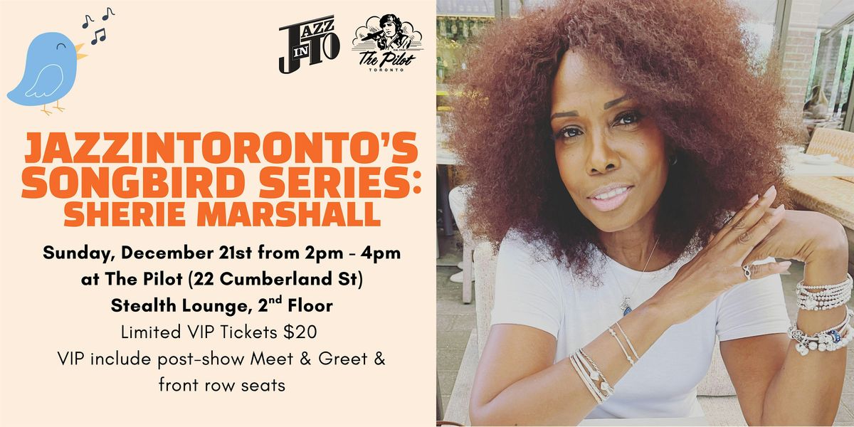 JazzInToronto's Songbird Series: Sherie Marshall