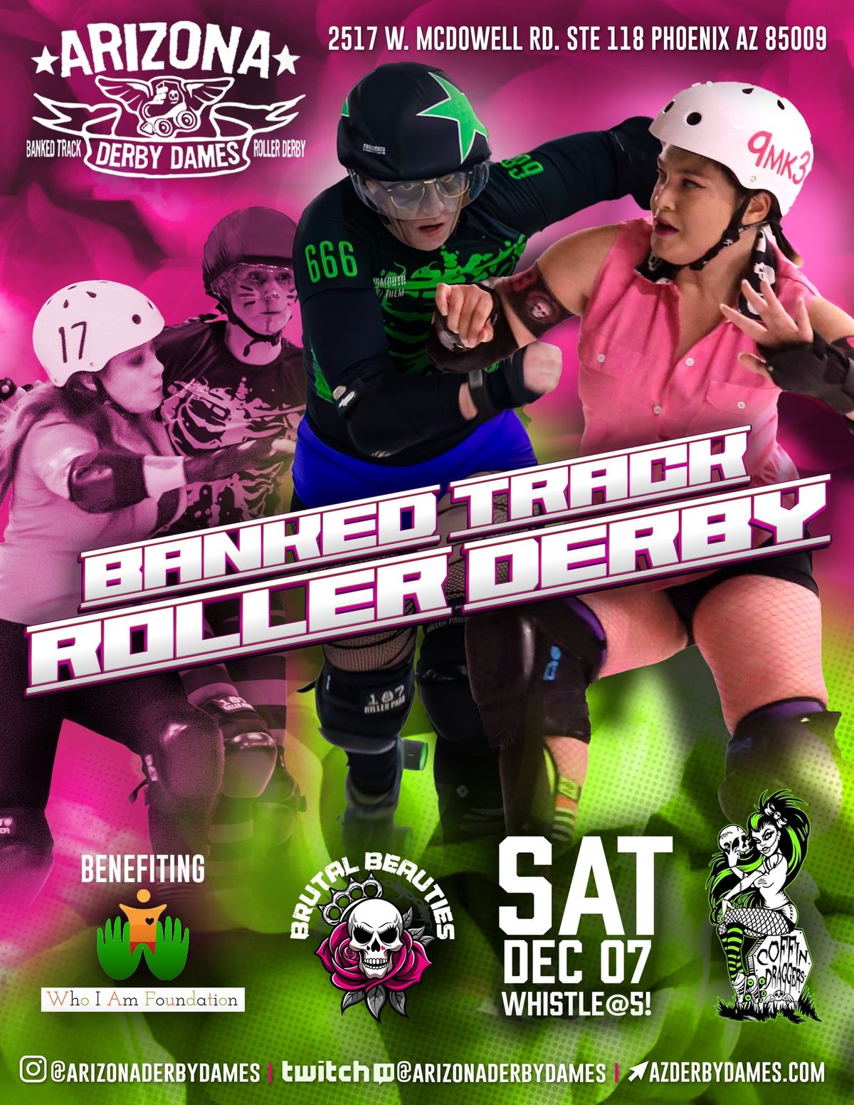 BANKED TRACK ROLLER DERBY BOUT