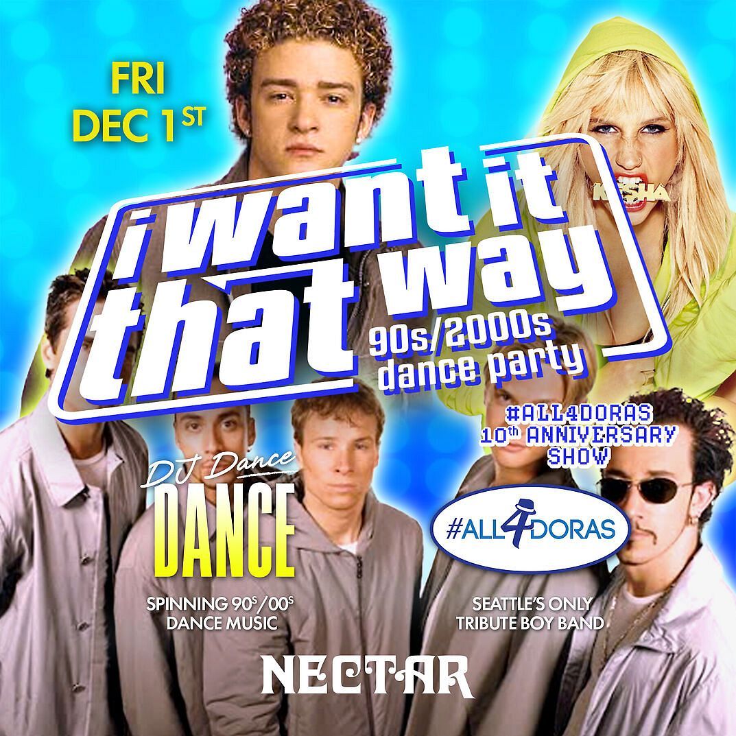 I Want It That Way: 90s\/2000s Dance Party