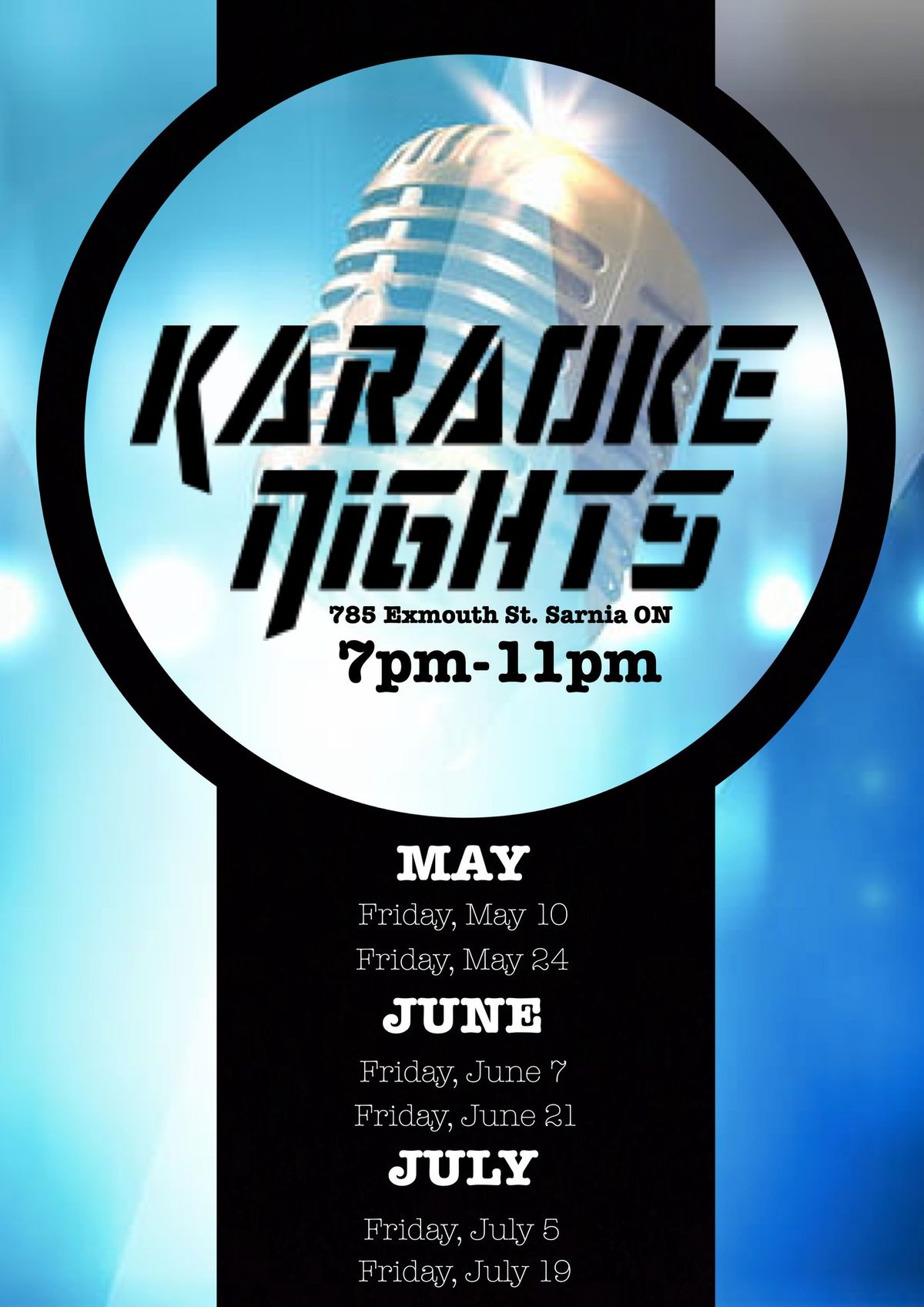 Karaoke Night (May-July)