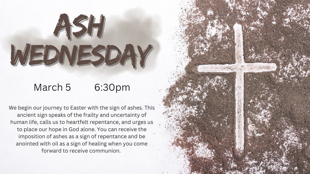 Ash Wednesday Service