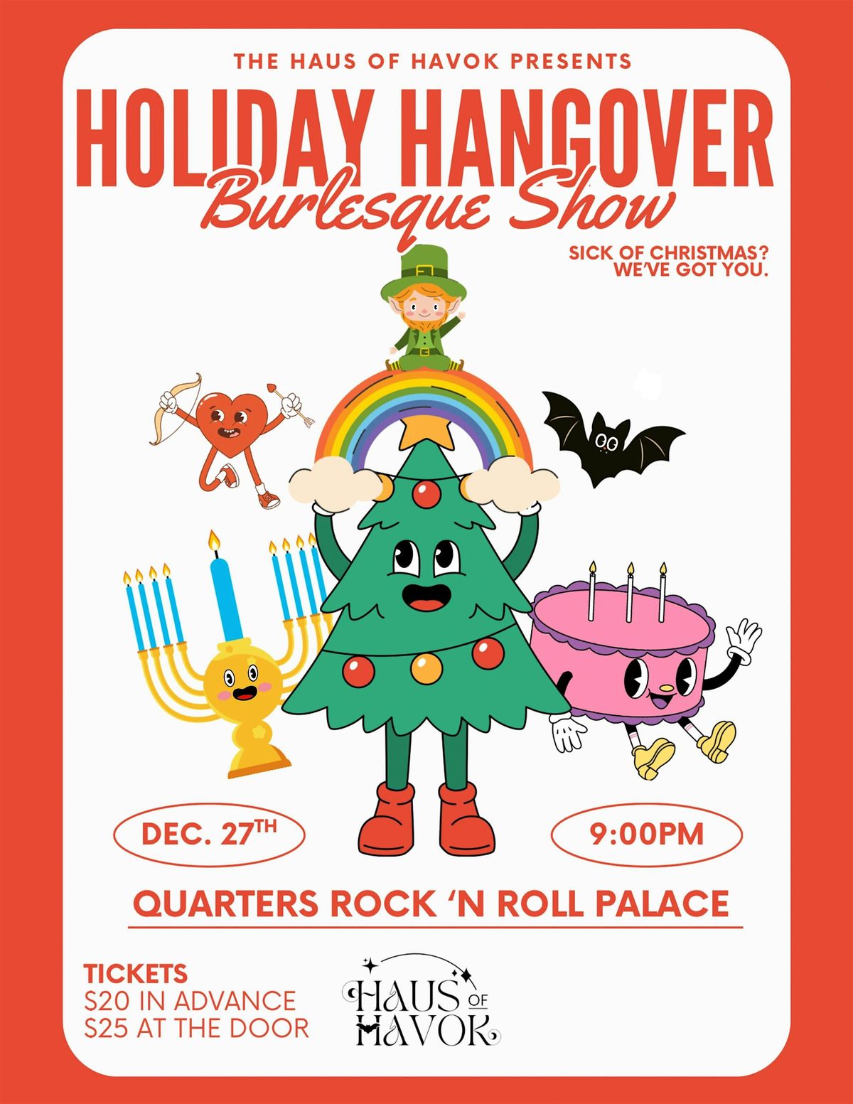 Holiday Hangover Burlesque Show