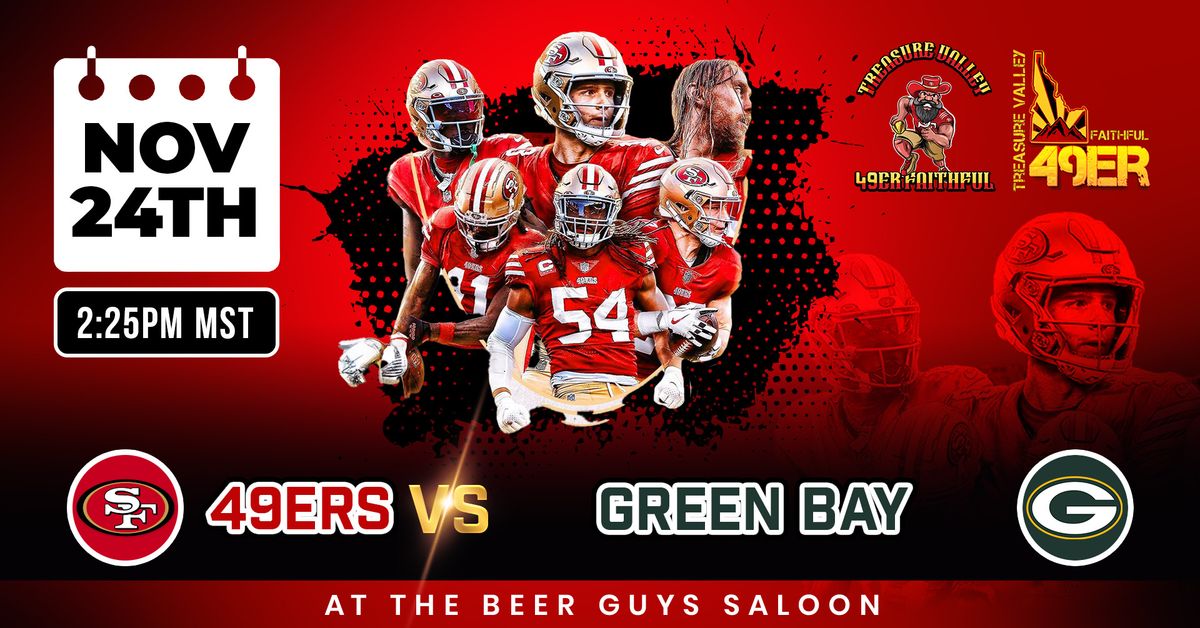 Red & Gold Showdown: 49ers vs. Packers Watch Party