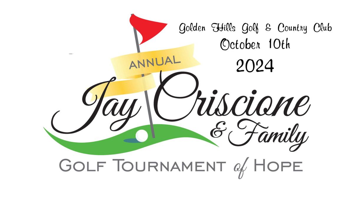 2024 Jay Criscione & Family Golf Tournament