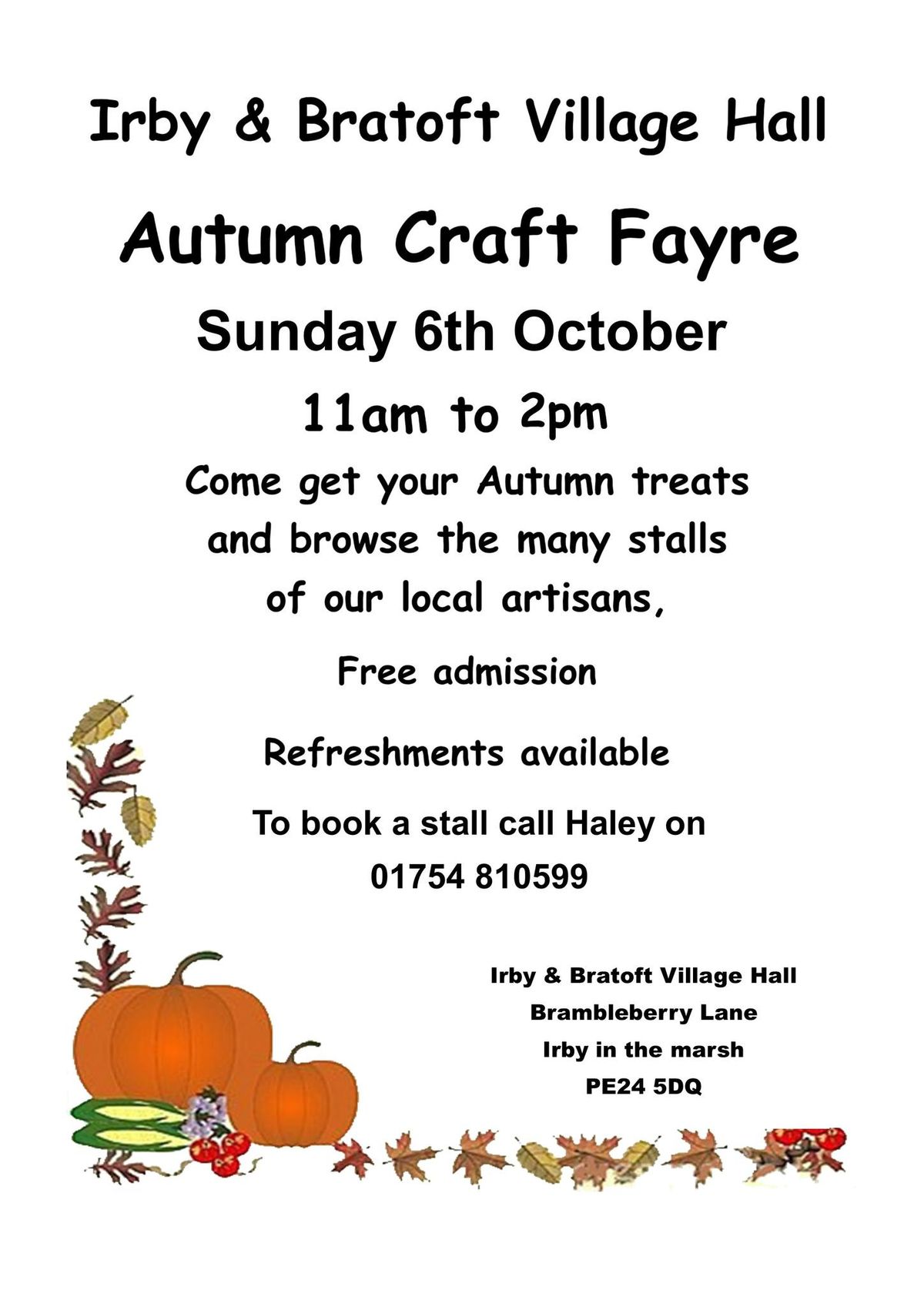 Autumn Craft Fayre