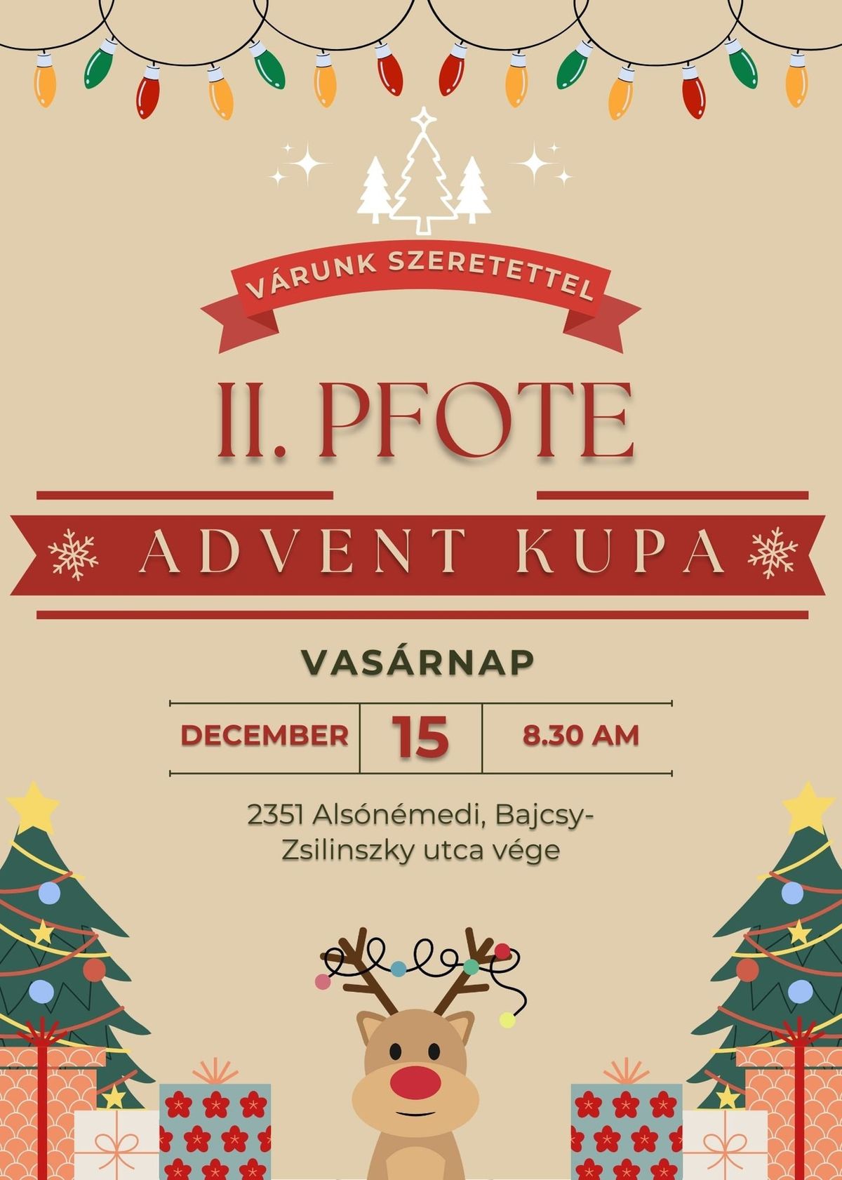 II. ADVENT KUPA