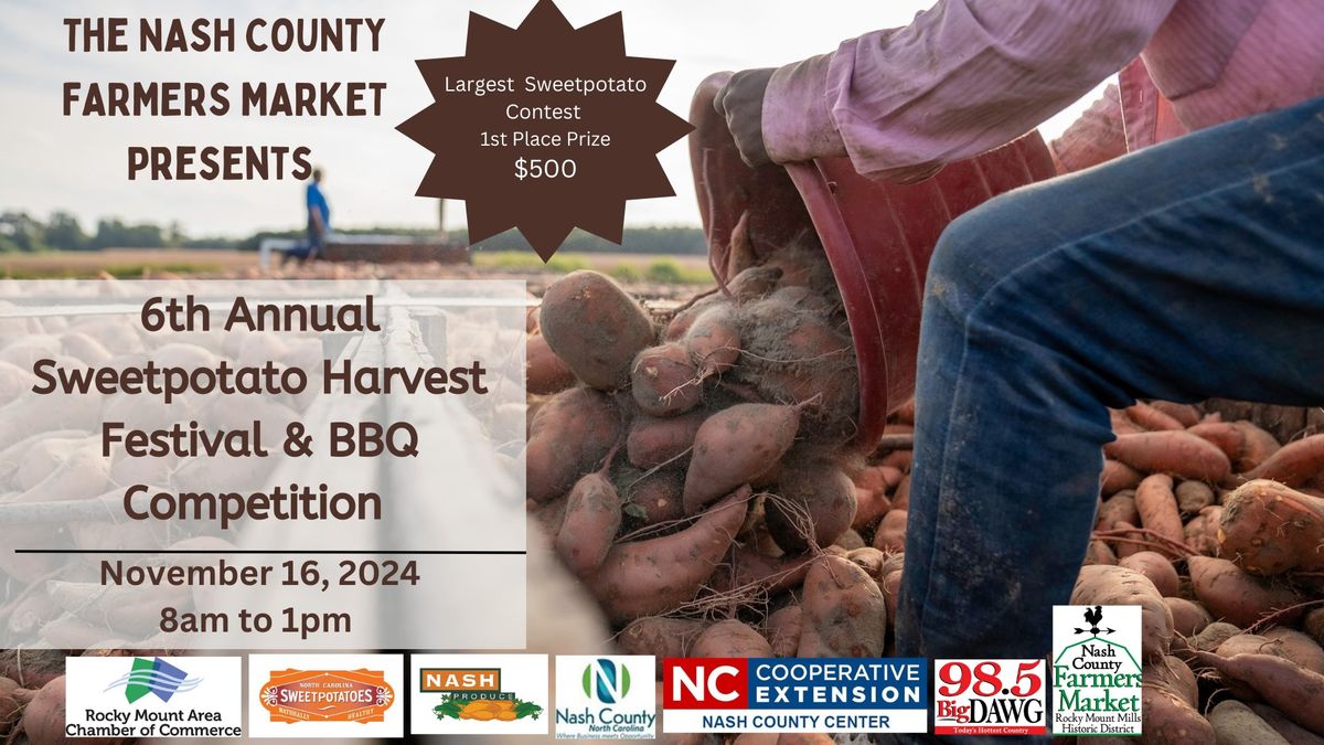 6th Annual Sweetpotato Harvest Festival & BBQ Competition