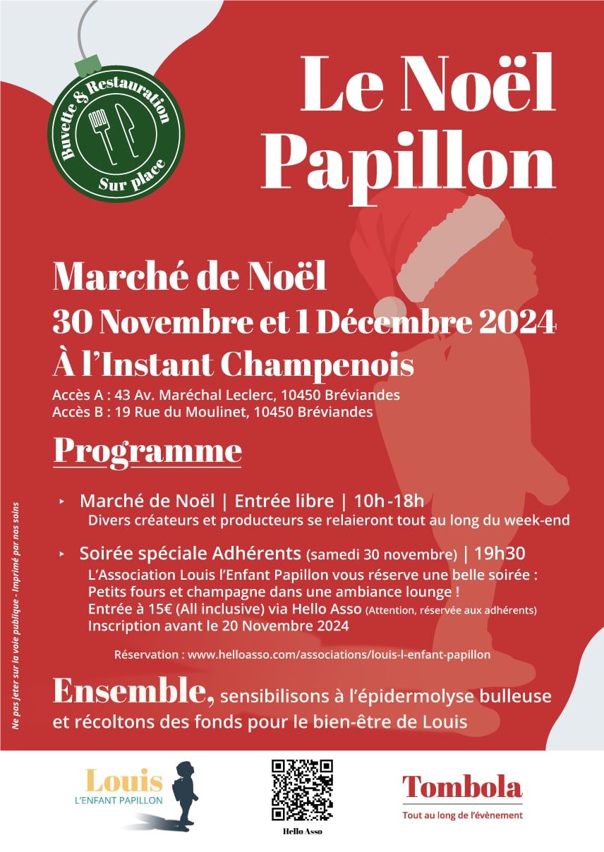  \ud83c\udf84 March\u00e9 de No\u00ebl de l'Association Louis l'Enfant Papillon \ud83c\udf84