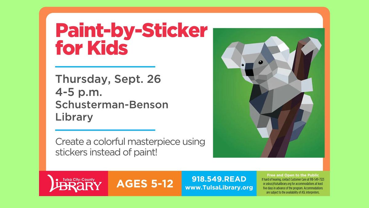 Paint-by-Sticker for Kids